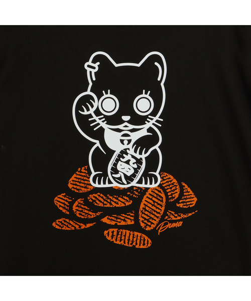 PUMA(プーマ)の「PUMA プーマ メンズ スーベニア マネキネコ 半袖 Tシャツ 2(Tシャツ/カットソー・メンズ・ブラック/ホワイト・X-LARGE/X-SMALL/LARGE/SMALL/MEDIUM/XX-LARGE)」の9枚目の写真