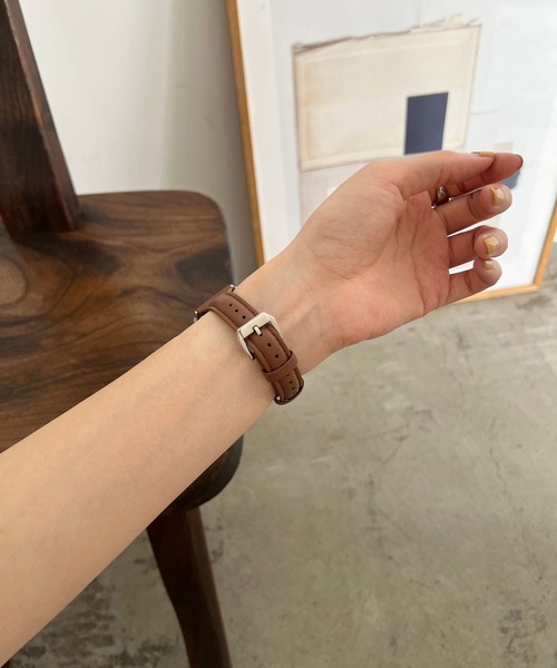 LOWRYS FARM（ローリーズファーム）の「AppleWatch ゴウヒシンプルバンド 1051687/GOODS（デジタル腕時計・レディース・ブラック/ブラウン・FREE）」の4枚目の写真