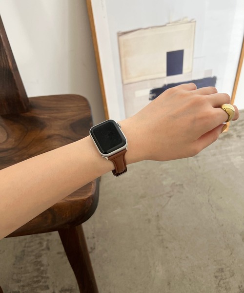LOWRYS FARM（ローリーズファーム）の「AppleWatch ゴウヒシンプルバンド 1051687/GOODS（デジタル腕時計・レディース・ブラック/ブラウン・FREE）」の3枚目の写真