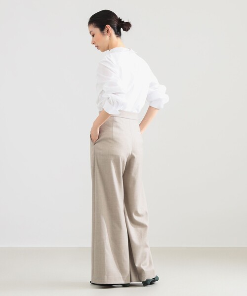 Demi-Luxe BEAMS(デミルクス ビームス)の「AK+1 / シャンブレー ハイネック ブラウス(シャツ/ブラウス・レディース・ホワイト/ブルー・36/38)」の11枚目の写真