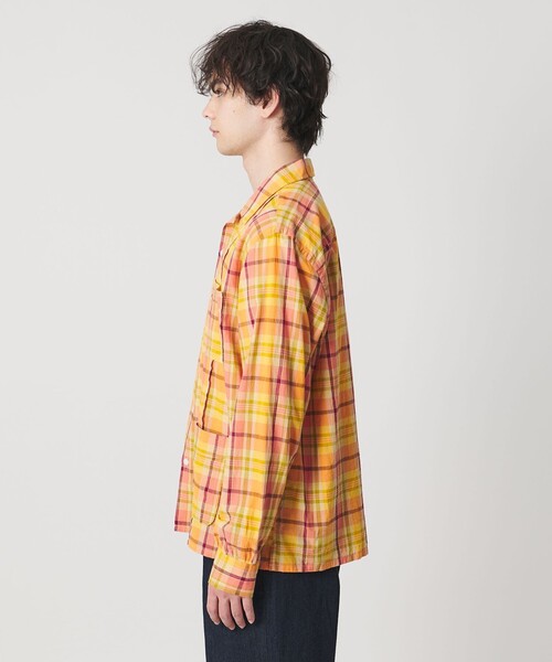 DRAKE'S(ドレイクス)の「【別注】<Drake’s>マドラスチェック シャツ(シャツ/ブラウス・メンズ・ネイビー/イエロー・M/XL/L)」の8枚目の写真