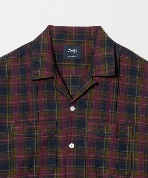 DRAKE'S(ドレイクス)の「【別注】<Drake’s>マドラスチェック シャツ(シャツ/ブラウス・メンズ・ネイビー/イエロー・M/XL/L)」の11枚目の写真