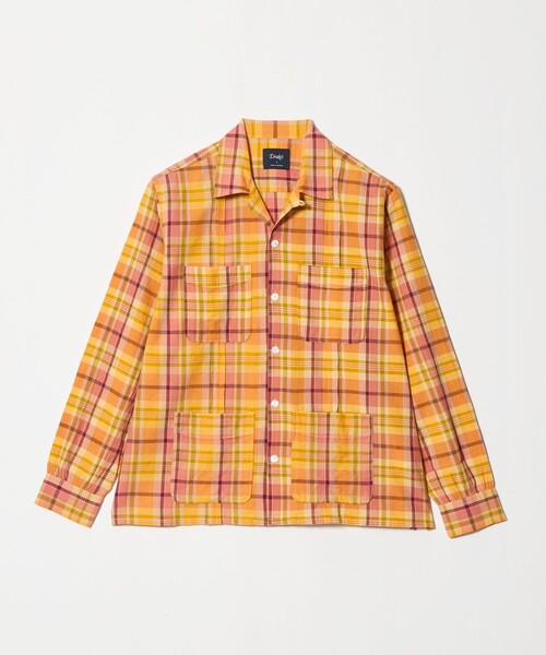 DRAKE'S(ドレイクス)の「【別注】<Drake’s>マドラスチェック シャツ(シャツ/ブラウス・メンズ・ネイビー/イエロー・M/XL/L)」の13枚目の写真