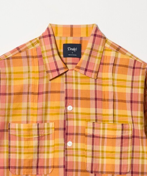 DRAKE'S(ドレイクス)の「【別注】<Drake’s>マドラスチェック シャツ(シャツ/ブラウス・メンズ・ネイビー/イエロー・M/XL/L)」の22枚目の写真