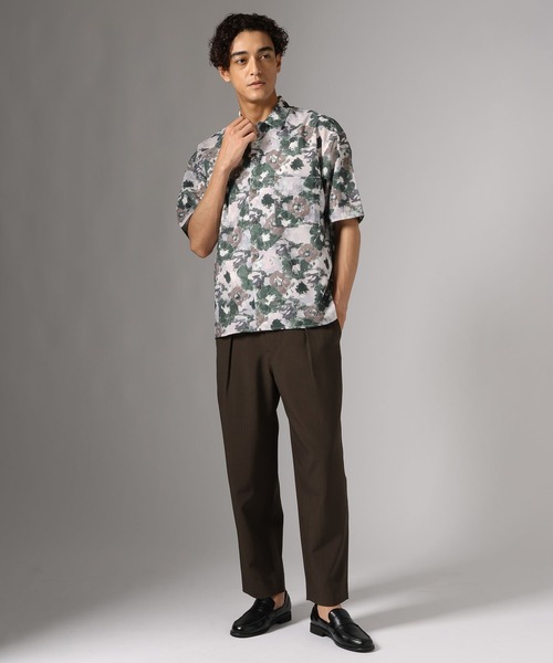 BAYFLOW（ベイフロー）の「【接触冷感】クールタッチアソートシャツ（シャツ/ブラウス・メンズ・ベージュ/グリーン/ピンク・MEDIUM/LARGE）」の9枚目の写真