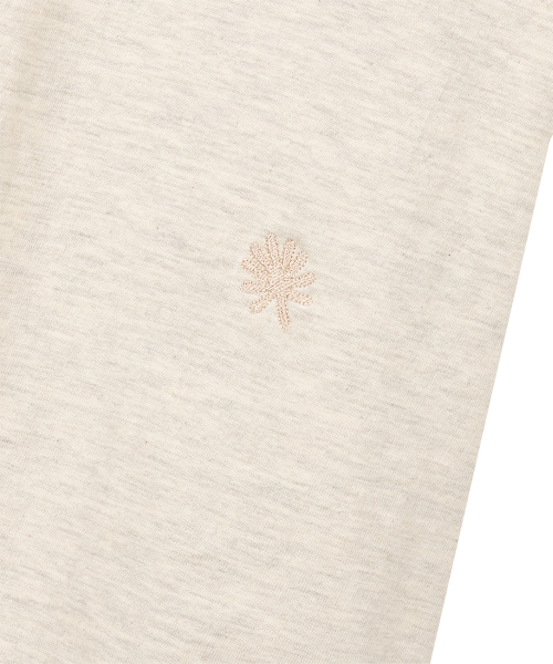 DANDEL(ダンデル)の「DD check roll-up henley neck tee (OATMEAL)(Tシャツ/カットソー・レディース・その他・1/2)」の4枚目の写真