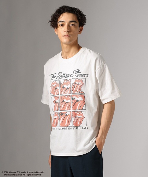 BAYFLOW(ベイフロー)の「【THE ROLLING STONES(ザ・ローリング・ストーンズ)】プリントTシャツ(Tシャツ/カットソー・メンズ・チャコール/ブラック/アイボリー/オフホワイト・LARGE/MEDIUM)」の6枚目の写真
