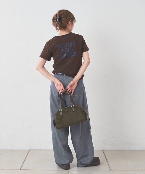 Kastane(カスタネ)の「リンガーTEE(Tシャツ/カットソー・レディース・ブラウン/サックスブルー/ピンク・FREE)」の18枚目の写真