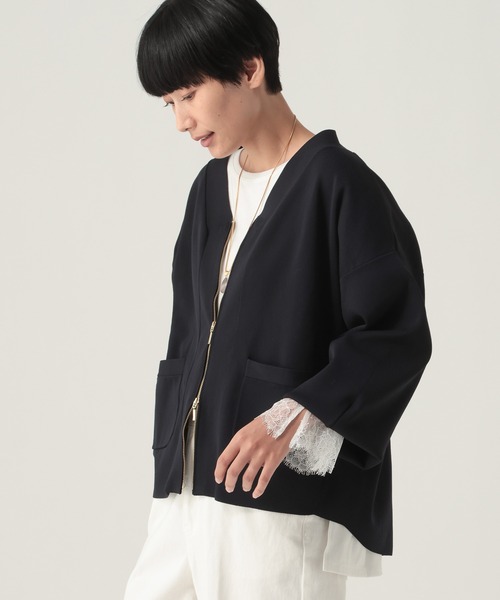 Elura(エルーラ)の「袖レースコンビプルオーバー/1074874(Tシャツ/カットソー・レディース・ブラック/ホワイト・FREE)」の8枚目の写真