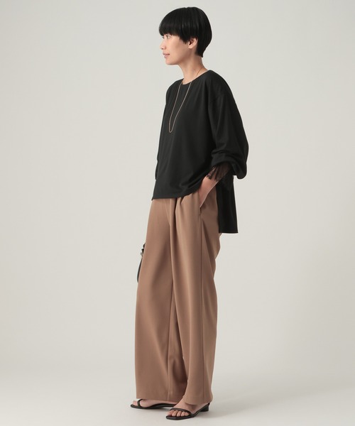 Elura(エルーラ)の「袖レースコンビプルオーバー/1074874(Tシャツ/カットソー・レディース・ブラック/ホワイト・FREE)」の10枚目の写真