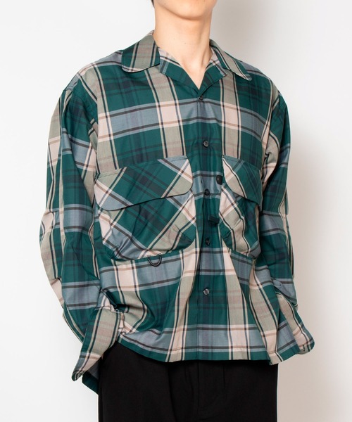 DAIWA PIER39(ダイワピア39)の「TECH SPORTS OPEN COLLAR SHIRT BE-81026W(Tシャツ/カットソー・メンズ・グリーン・X-LARGE/LARGE)」の1枚目の写真