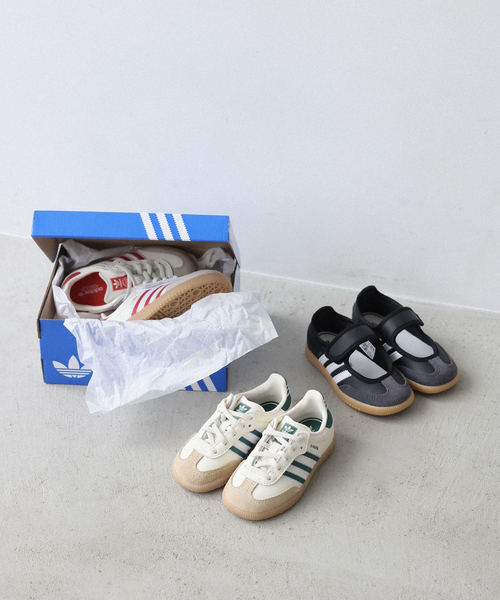 IENA ENFANT(イエナアンファン)の「【ADIDAS/アディダス】 SAMBA JANE C kids(17-21cm)(スニーカー・キッズ・ブラック・17/18/19/20/21)」の2枚目の写真