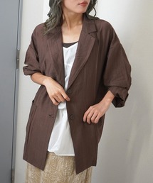 【軽やかな透け感で魅せる】　2OZデニム＆シアードビージャケット