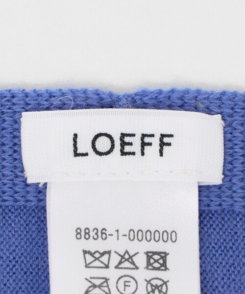 LOEFF(ロエフ)の「<LOEFF>14ゲージ スカーフ(ストール/ショール・レディース・ブラック/ナチュラル/コバルトブルー/グレー系・FREE)」の17枚目の写真