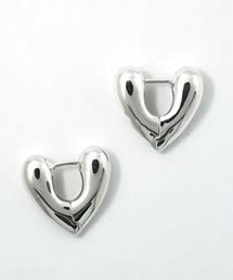 ANNIKA INEZ（アニカイネズ）の「【ANNIKA INEZ】ハートフープピアス スモールサイズ　E926 SML Heart Hoops, Sml（ピアス（両耳用））」