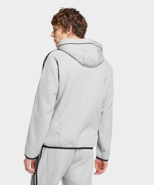adidas（アディダス）の「スペーサー チームガイスト 26 カットライン フルジップパーカー / アディダスオリジナルス adidas Originals（パーカー・メンズ・グレー・LARGE/MEDIUM/SMALL/X-LARGE/X-SMALL/XX-LARGE/3XL）」の9枚目の写真