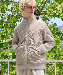 CALL&RESPONSE（コールアンドレスポンス）の「mj11724- 中綿ﾆｯﾄｺﾝﾋﾞﾌﾞﾙｿﾞﾝ(264-1103-09)（ブルゾン）」