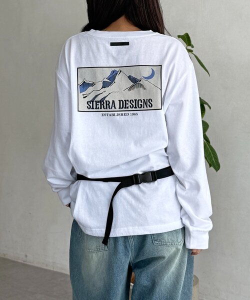 SIERRA DESIGNS(シェラデザイン)の「バックプリントロンT(Tシャツ/カットソー・メンズ・ホワイト/グリーン/ブラック・LARGE/MEDIUM)」の11枚目の写真