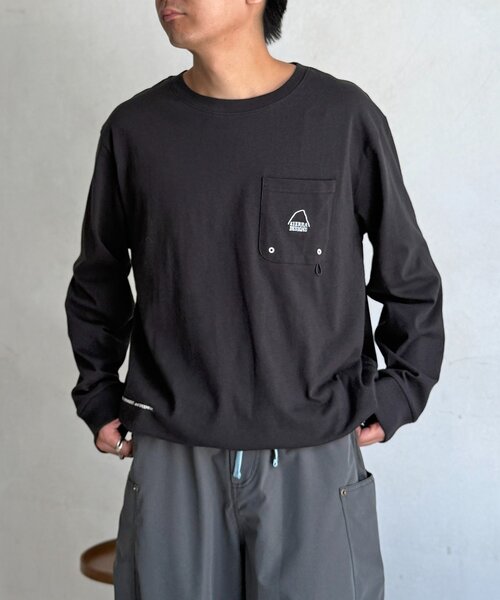 SIERRA DESIGNS(シェラデザイン)の「バックプリントロンT(Tシャツ/カットソー・メンズ・ホワイト/グリーン/ブラック・LARGE/MEDIUM)」の17枚目の写真