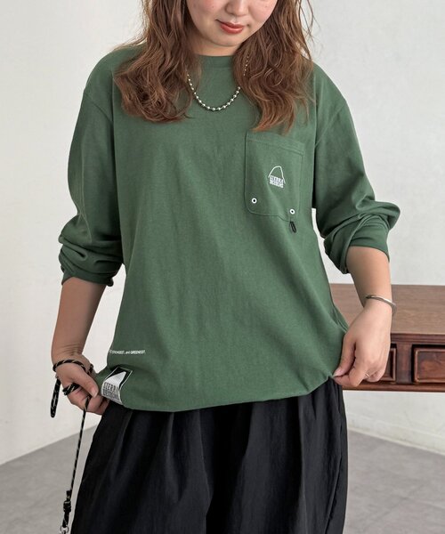 SIERRA DESIGNS(シェラデザイン)の「バックプリントロンT(Tシャツ/カットソー・メンズ・ホワイト/グリーン/ブラック・LARGE/MEDIUM)」の20枚目の写真