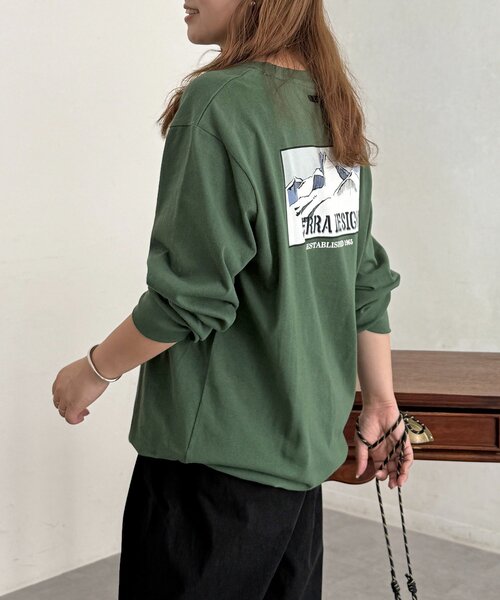 SIERRA DESIGNS(シェラデザイン)の「バックプリントロンT(Tシャツ/カットソー・メンズ・ホワイト/グリーン/ブラック・LARGE/MEDIUM)」の21枚目の写真