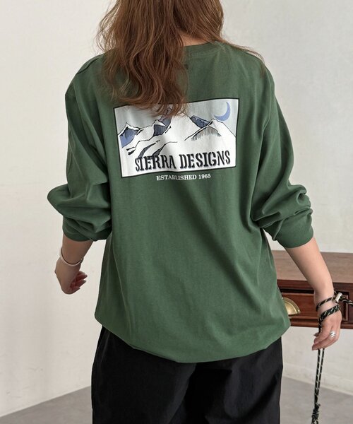 SIERRA DESIGNS(シェラデザイン)の「バックプリントロンT(Tシャツ/カットソー・メンズ・ホワイト/グリーン/ブラック・LARGE/MEDIUM)」の22枚目の写真