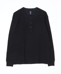 HANES（ヘインズ）の「【Hanes/ヘインズ】メンズ サーマルトップ ヘンリーネックロングスリーブ（Tシャツ/カットソー）」