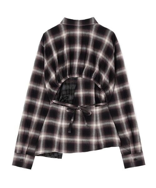 ROYAL FLASH（ロイヤルフラッシュ）の「MITSUKI/ミツキ/ASYMMETRY PATTERN SHIRT（シャツ/ブラウス・レディース・ブルー/ブラック・F）」の18枚目の写真