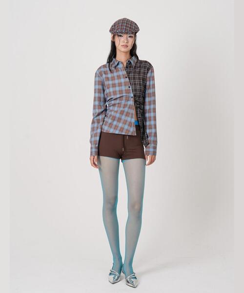 ROYAL FLASH（ロイヤルフラッシュ）の「MITSUKI/ミツキ/ASYMMETRY PATTERN SHIRT（シャツ/ブラウス・レディース・ブルー/ブラック・F）」の12枚目の写真