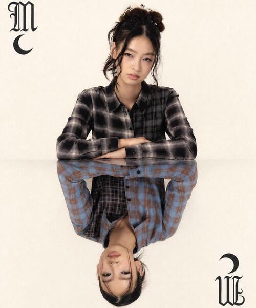 ROYAL FLASH（ロイヤルフラッシュ）の「MITSUKI/ミツキ/ASYMMETRY PATTERN SHIRT（シャツ/ブラウス・レディース・ブルー/ブラック・F）」の6枚目の写真