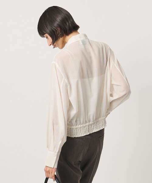 UNITED ARROWS（ユナイテッドアローズ）の「マナード ボウタイ ブラウス（シャツ/ブラウス・レディース・ダークブラウン/ブラック/オフホワイト・FREE）」の5枚目の写真
