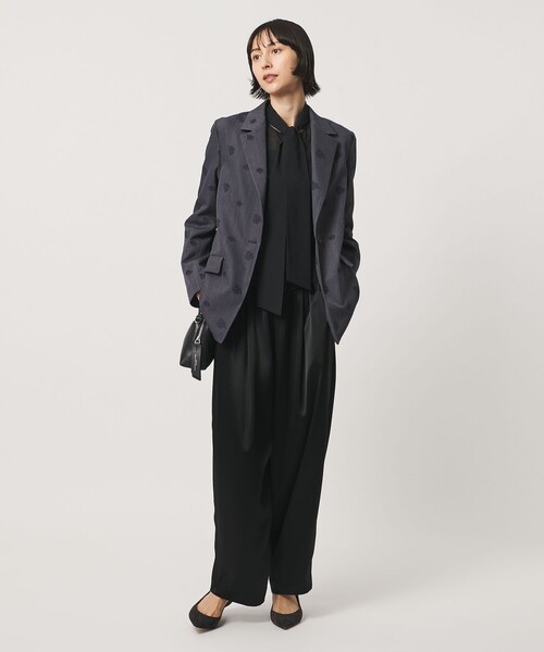 UNITED ARROWS（ユナイテッドアローズ）の「マナード ボウタイ ブラウス（シャツ/ブラウス・レディース・ダークブラウン/ブラック/オフホワイト・FREE）」の13枚目の写真