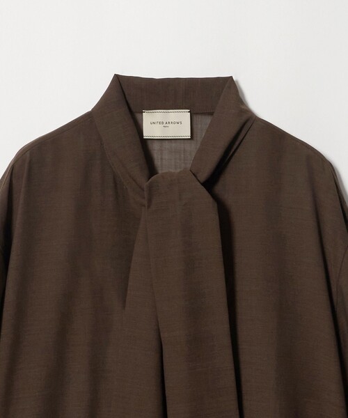 UNITED ARROWS（ユナイテッドアローズ）の「マナード ボウタイ ブラウス（シャツ/ブラウス・レディース・ダークブラウン/ブラック/オフホワイト・FREE）」の19枚目の写真