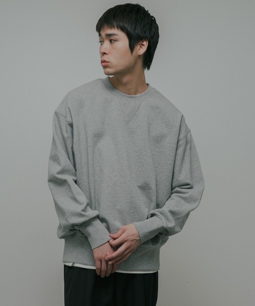 URBAN RESEARCH DOORS(アーバンリサーチドアーズ)の「Heavy Weight Cotton Sweat(スウェット・メンズ・グレー/グリーン・LARGE/MEDIUM)」の6枚目の写真