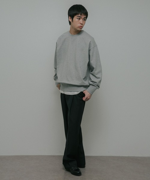 URBAN RESEARCH DOORS(アーバンリサーチドアーズ)の「Heavy Weight Cotton Sweat(スウェット・メンズ・グレー/グリーン・LARGE/MEDIUM)」の9枚目の写真