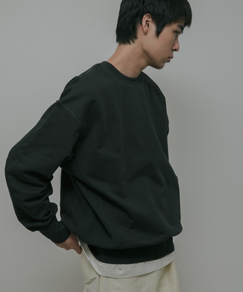 URBAN RESEARCH DOORS(アーバンリサーチドアーズ)の「Heavy Weight Cotton Sweat(スウェット・メンズ・グレー/グリーン・LARGE/MEDIUM)」の12枚目の写真