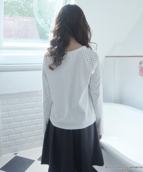Unblend(アンブレンド)の「【Unblend】Blythe別注 アソート フェイスプリント ラグランロンT(Tシャツ/カットソー・レディース・杢グレー/スミクロ/ホワイト系・FREE)」の18枚目の写真