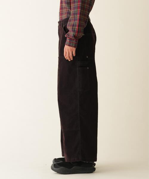 BEAVER(ビーバー)の「B omnivore/ビーオムニボー FLOCKY DENIM W KNEE PANTS フロッキーデニムダブルニーパンツ(デニムパンツ・メンズ・ブラウン/ブラック・L/M)」の11枚目の写真