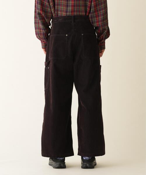 BEAVER(ビーバー)の「B omnivore/ビーオムニボー FLOCKY DENIM W KNEE PANTS フロッキーデニムダブルニーパンツ(デニムパンツ・メンズ・ブラウン/ブラック・L/M)」の12枚目の写真