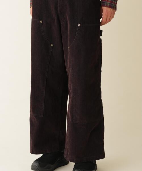 BEAVER(ビーバー)の「B omnivore/ビーオムニボー FLOCKY DENIM W KNEE PANTS フロッキーデニムダブルニーパンツ(デニムパンツ・メンズ・ブラウン/ブラック・L/M)」の16枚目の写真