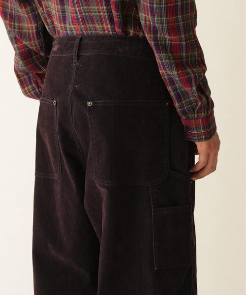 BEAVER(ビーバー)の「B omnivore/ビーオムニボー FLOCKY DENIM W KNEE PANTS フロッキーデニムダブルニーパンツ(デニムパンツ・メンズ・ブラウン/ブラック・L/M)」の17枚目の写真