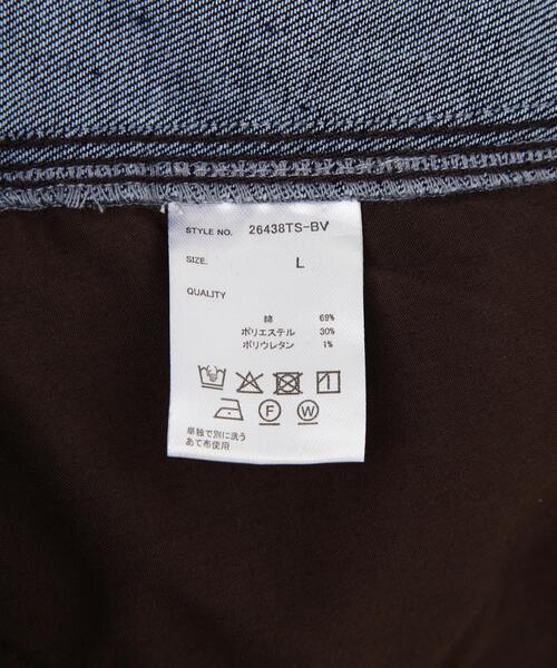 BEAVER(ビーバー)の「B omnivore/ビーオムニボー FLOCKY DENIM W KNEE PANTS フロッキーデニムダブルニーパンツ(デニムパンツ・メンズ・ブラウン/ブラック・L/M)」の19枚目の写真