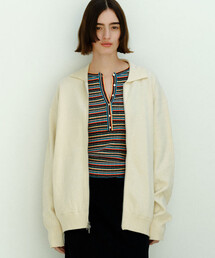 RYE TENDER（ライテンダー）の「RYE TENDER | コットンカシミア ヘンリーネックプルオーバー WOMEN（ニット/セーター）」