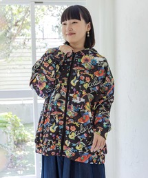 163662：いたずらグミ 総柄ジャージブルゾン