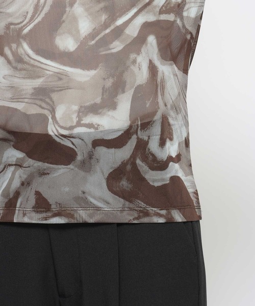 LEPSIM(レプシィム)の「《un STANDARD by LEPSIM》マーブルシアープルオーバー 1070185(Tシャツ/カットソー・レディース・ブラウン/グレー・FREE)」の17枚目の写真