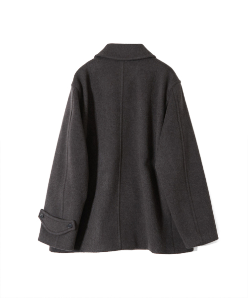 HORLISUN(ホーリーサン)の「Newyear ウールハーフコート スペインオリーブ(ダッフルコート・メンズ・その他・SMALL/MEDIUM/LARGE)」の2枚目の写真