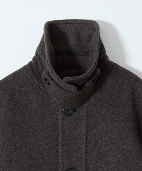HORLISUN(ホーリーサン)の「Newyear ウールハーフコート スペインオリーブ(ダッフルコート・メンズ・その他・SMALL/MEDIUM/LARGE)」の3枚目の写真