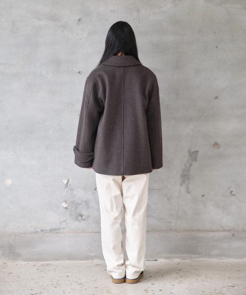 HORLISUN(ホーリーサン)の「Newyear ウールハーフコート スペインオリーブ(ダッフルコート・メンズ・その他・SMALL/MEDIUM/LARGE)」の8枚目の写真