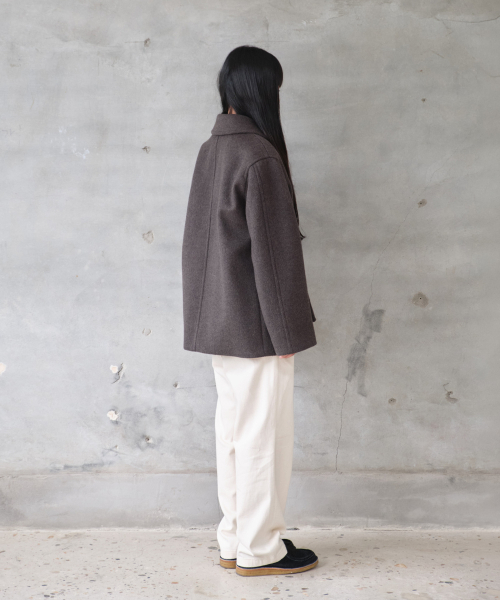 HORLISUN(ホーリーサン)の「Newyear ウールハーフコート スペインオリーブ(ダッフルコート・メンズ・その他・SMALL/MEDIUM/LARGE)」の9枚目の写真