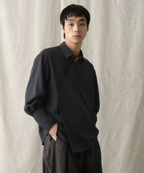 HARE(ハレ)の「【NARRIL】ORIGATA-STYLE SAMUE SHIRTS(シャツ/ブラウス・メンズ・ブラック/ブルー系その他・FREE)」の4枚目の写真